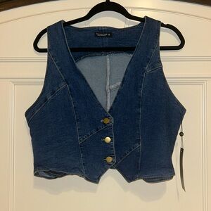 Contemporary Denim Vest